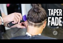 low taper long hair